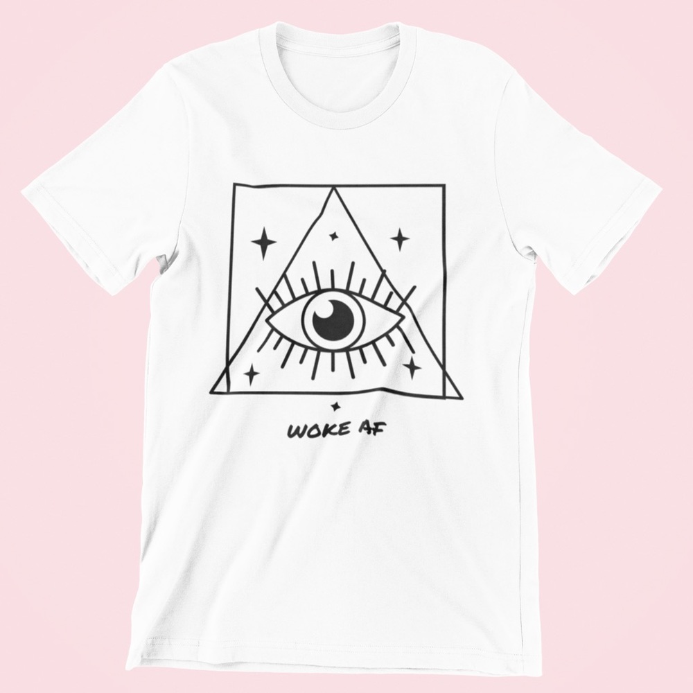 NEW Woke AF Graphic shirt soft S-4X top womens - Picture 3 of 6